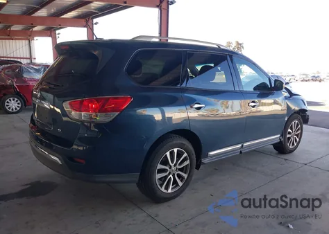 2015 Nissan Pathfinder Sl z USA, uszkodzony, nr VIN 5N1AR2MN5FC710624